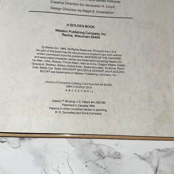 Vintage 1985 Masters of the Universe He-man smells trouble hardback book - Picture 5 of 10